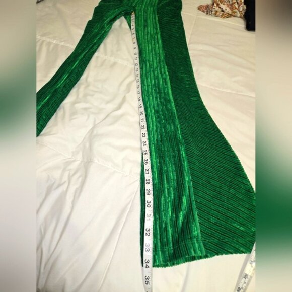 Free People Women's XS Velvet Pull-on Flare Pants Boho New - Picture 12 of 12